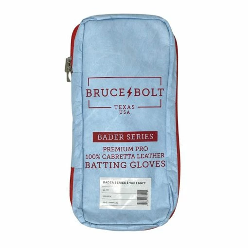Clearance – Bruce Bolt PREMIUM PRO BADER Series Short Cuff Batting Gloves: Baby Blue 5 Clearance – Bruce Bolt PREMIUM PRO BADER Series Short Cuff Batting Gloves: Baby Blue - Image 5