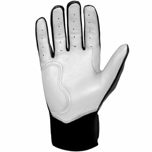 Clearance – Bruce Bolt PREMIUM PRO Chrome Series Short Cuff Batting Gloves: Black 4 Clearance – Bruce Bolt PREMIUM PRO Chrome Series Short Cuff Batting Gloves: Black - Image 4