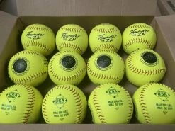 Clearance – Dudley Thunder ZN HYCON 12″ USA/ASA Slowpitch Softballs (DOZEN): 4A068Y