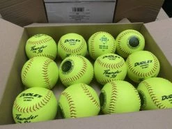 Clearance – Dudley Thunder SY HYCON 12″ USA/ASA Synthetic Slowpitch Softballs (DOZEN): 4A069Y