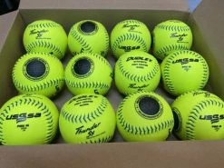 Clearance – Dudley Thunder SY Slowpitch Softball 12” USSSA PRO M – (DOZEN): 4U555