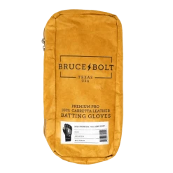 Clearance – Bruce Bolt PREMIUM PRO Long Cuff Batting Gloves: Black -Gloves Best Sale LC BLKG BAG 800x 510x510 1