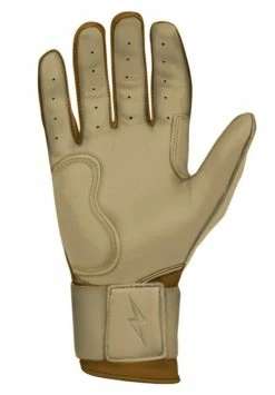 Clearance – Bruce Bolt PREMIUM PRO Gold Series Batting Gloves: Long Cuff -Gloves Best Sale LC GLD PALM 800x 510x733 1