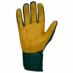Clearance – Bruce Bolt PREMIUM PRO Long Cuff Batting Gloves: Green -Gloves Best Sale LC GRNG PALM 800x 510x510 1