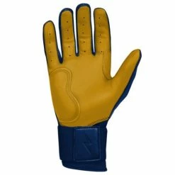 Clearance – Bruce Bolt PREMIUM PRO Long Cuff Batting Gloves: Navy -Gloves Best Sale LC NVYG PALM 800x 510x510 1
