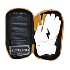 Clearance – Bruce Bolt PREMIUM PRO Long Cuff Batting Gloves: White 8 Clearance – Bruce Bolt PREMIUM PRO Long Cuff Batting Gloves: White -Gloves Best Sale LC WHTG BAG2 800x 510x510 1