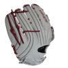 Hot Sale – Miken Pro Series 13.5″ Slow Pitch Fielding Glove – White/Scarlet: PRO135WS