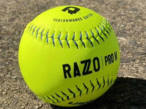 Clearance – DeMarini RAZZO 12″ PRO M USSSA Slowpitch Softballs (Dozen): WTDRZPMC12UB 2 Clearance – DeMarini RAZZO 12″ PRO M USSSA Slowpitch Softballs (Dozen): WTDRZPMC12UB - Image 2