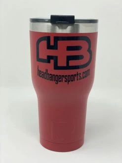 Clearance – HB Sports Logo’d RTIC Cup – 30oz Stainless Steel Tumblers -Gloves Best Sale RTIC Red 800x 510x680 1