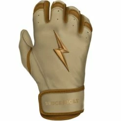 Clearance – Bruce Bolt PREMIUM PRO Gold Series Batting Gloves: Short Cuff -Gloves Best Sale SC GLD RIGHT 800x 510x510 1