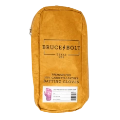 Clearance – Bruce Bolt PREMIUM PRO Short Cuff Batting Gloves: Red -Gloves Best Sale SC REDG BAG 800x 510x510 1