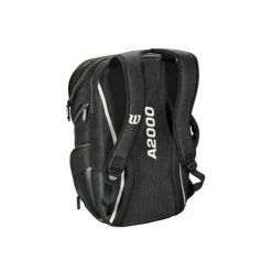 Clearance – Wilson A2000 Players Backpack Bat Bag: WTA2000 -Gloves Best Sale WTA20BPBL 3 Wilson A2000 Backpack Black Silver Back.png.cq5dam.web .1200.1200 800x 510x510 1